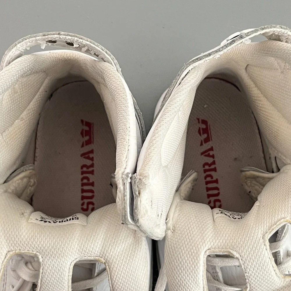 Supra Skytop II Chad Muska 002 Mens 10 White Leather High Top Sneakers S01060 - Picture 5 of 16